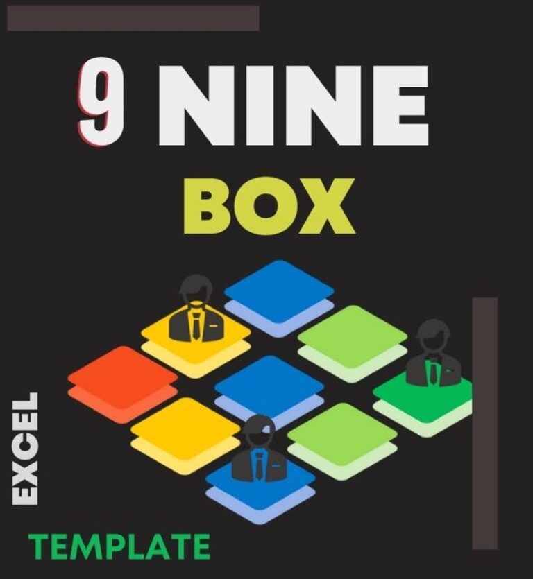 9 Box Excel template Exsheets