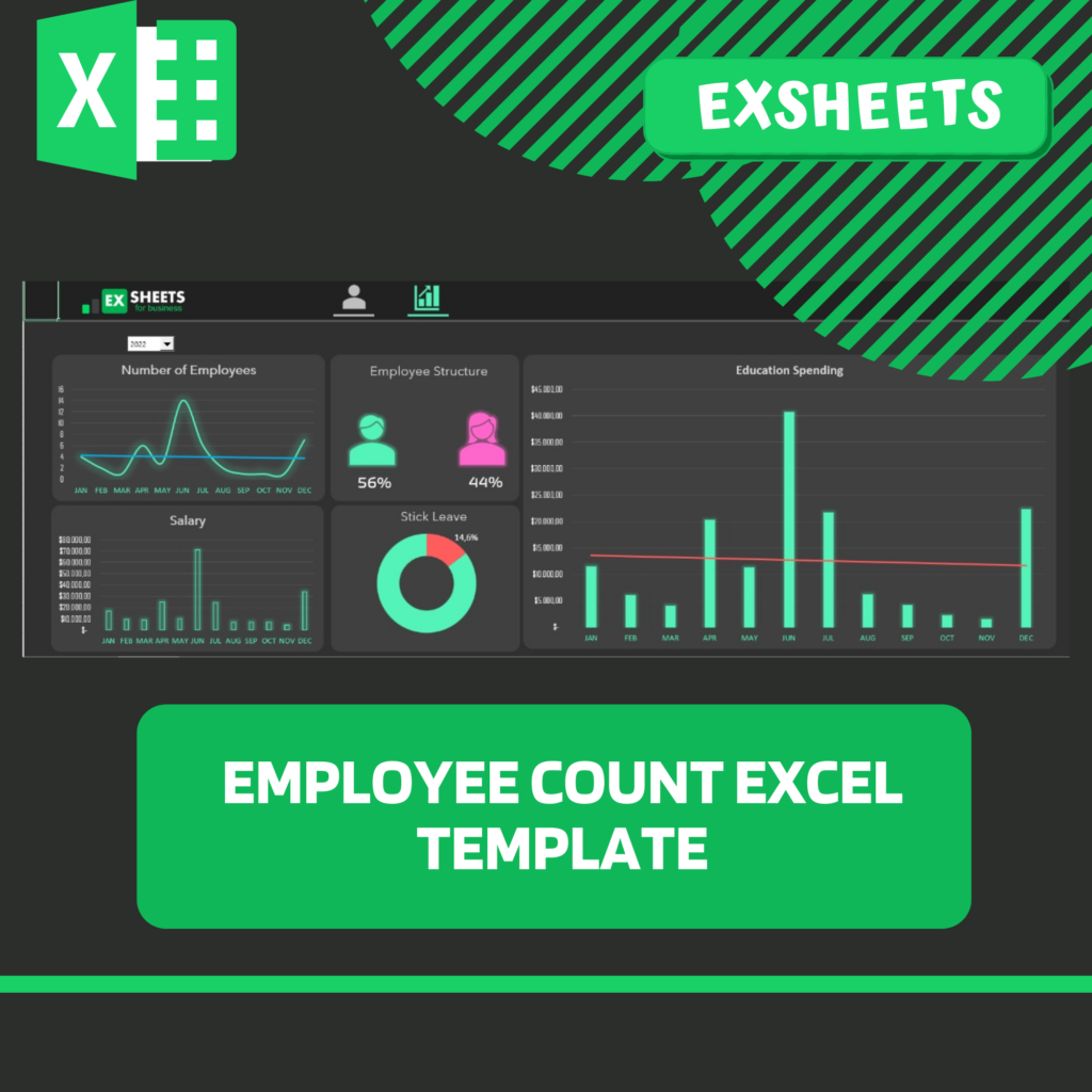 Employee Count Excel Template