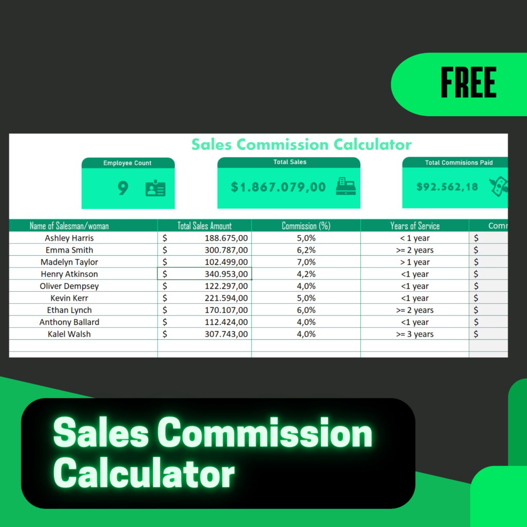 Sales Commission Calculator