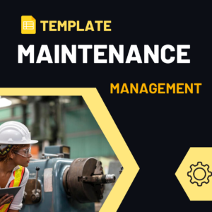 maintenance managemento template excel