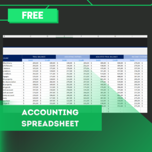 Accounting spreadsheet for Excel Download