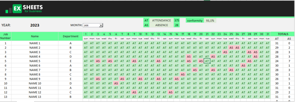 how-to-create-fully-automated-attendance-sheet-in-excel-change-the-vrogue