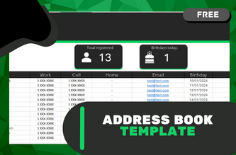 free-address-book-template