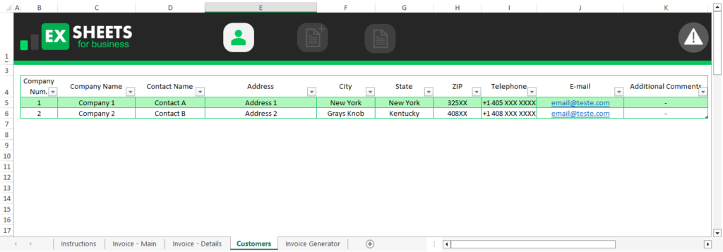 Free Invoice Generator Excel